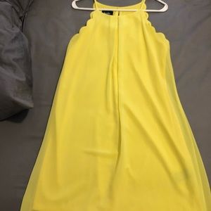 Yellow dress worn once